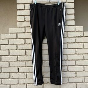 Adidas Straight Leg Track Pants in Black - Size Large